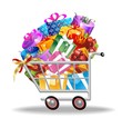 Carrello Spesa Acquisti di Natale-Christmas Shopping Cart