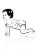 Illustration: baby spiegelbild baby spiegelbild