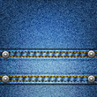 Realistic vector denim background.