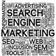 Search engine marketing SEM concept