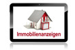 Tablet mit Haus
