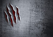 Damaged grunge metal wall concept