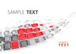 Grey and red tech template. Vector Grey and red tech template. Vector