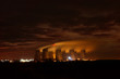 cooling towers night