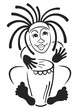 Rastafarian drummer