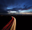 Photo: traffic trails traffic trails