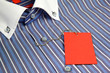 Shirt and red label