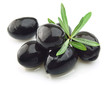 Sweet olives with leafs