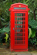 Foto: Red English telephone booth Red English telephone booth