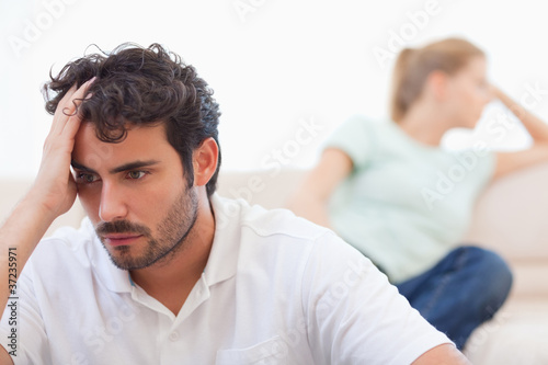 Photo: Couple mad at each other Couple mad at each other