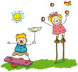 juggling.