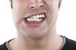 baring teeth