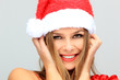 Beautiful Young Happy Christmas Woman Beautiful Young Happy Christmas Woman