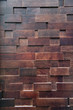 geometric wood wall