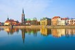 Wroclaw old city panorama