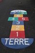 Marelle cours école maternelle