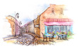 Illustration: cafe cafe
