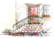 Illustration: porch porch