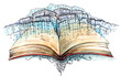 Illustration: book (Cbm painting) book (Cbm painting)