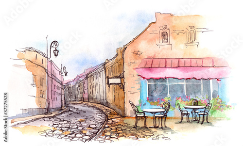 Ilustración: cafe cafe