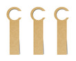 Label recycled paper craft for make note stick