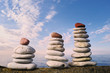 Red stone on the top