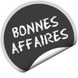 TF-Sticker rund curl unten BONNES AFFAIRES