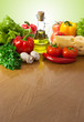 Healthy food on table Healthy food on table