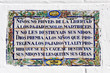 Azulejo con ley de protección de los pájaros Azulejo con ley de protección de los pájaros
