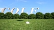 golf play
