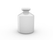 3d Rendering Gewicht grau