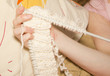 Photo: woman knitting woman knitting