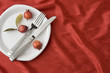 Foto: holiday place setting holiday place setting