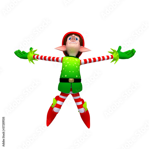 Photo: Elves praying god or Santa Clause Elves praying god or Santa Clause