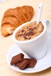 Fresh capucino for breakfast Fresh capucino for breakfast