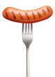 Sausage, prick with a fork