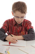enfant garçon portant lunettes étudiant enfant garçon portant lunettes étudiant