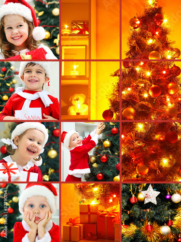 Photo: christmas collage christmas collage