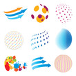 set of abstract icons