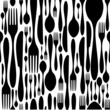 Vector: Cutlery pattern in black and white Cutlery pattern in black and white