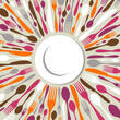 Cutlery restaurant background Cutlery restaurant background