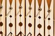 Bamboo clamp closeup