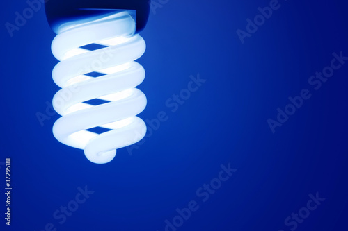 Photo: Fluorescent light bulb Fluorescent light bulb