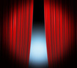 Illustration: Red Curtain Highlight Red Curtain Highlight