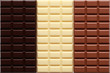 3 Sorten Schokolade