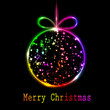 Merry Christmas greeting card
