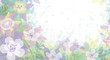 Soft Pastel Floral Border