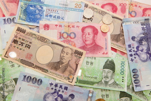 Photo: asian currency asian currency