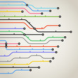 Abstract color metro scheme background Abstract color metro scheme background