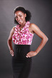 Cute african american